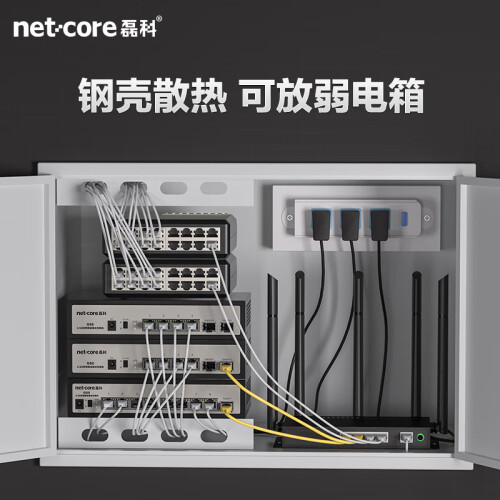 磊科（netcore）GS9 9口企業(yè)級(jí)交換機(jī)8個(gè)2.5G電
